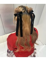 アールプラスヘアサロン(ar+ hair salon)&nbsp;【リボンハーフアップ】