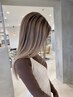 根本のプリンさよならヘアカラー◎シャドールーツ＋カット＋トリートメント
