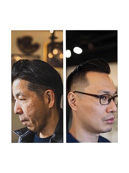 バーバー アカイ(BARBER Akai)の写真/スタイルは一瞬、印象は一生。本格バーバーならではの刈り上げの技術で清潔感×出来る男を演出します