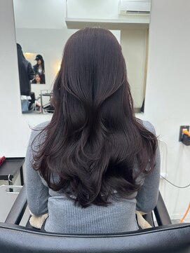 ユエン(uyen) 【泓田】大人かわいい暗髪カラーラベンダーグレージュ