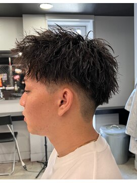 ライズ 渋谷店(RISE) 刈り上げスパイキーサマーショートツイストパーマ