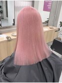 イメチェン/ホワイトブロンド/外ハネボブ/ワイドバング/渋谷