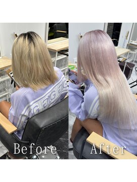 エクステ専門店あるじゃんすー 広島店 ホワイトパープル#シールエクステ#イメチェン#韓国#美髪#広島
