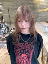 ヲタク(wotaku.)&nbsp;ミルクティーベージュくすみカラーホワイトベージュダブルカラー