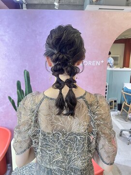 ローレンジウ(LOREN JU) 名駅/名古屋駅/学割U24/レイヤーカット/オージュア/ダブルカラー