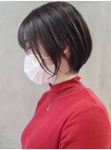 武蔵小杉大人ショートボブ丸みボブベージュカラー20代30代40代