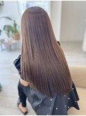 オリーブベージュ  アッシュベージュ  透明感カラー