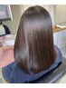 【前髪矯正×カット×髪質改善】自然な仕上がりと艶感◎　髪質改善美髪TR付