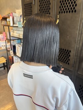 アチーブ ヘア デザイン(achieve hair design) 切りっぱなしボブ