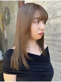 ミルクティーベージュ　ベージュカラー