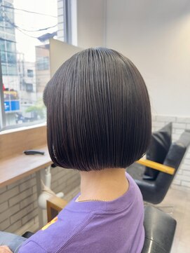 モク(mok) あごラインのまとまる丸みボブ♪