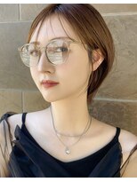 ブランチ(branch)&nbsp;大人ショートボブ丸みショートカットマッシュショート前髪あり