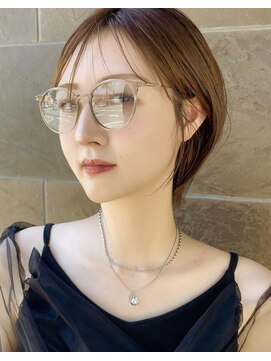 ブランチ(branch) 大人ショートボブ丸みショートカットマッシュショート前髪あり