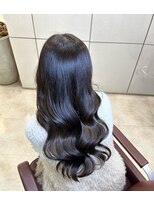 フォルテ 榛原パームス店&nbsp; 大人ガーリーダークアッシュ似合わせカットミディアムレイヤー