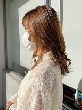 ショートヘア ハーフアンドハーフ(HALF AND HALF) ミディアムロング