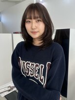 ニュウニュウムーン(NIUNIU moon)&nbsp;ミディアムレイヤーに透明感ブラウンカラー♪