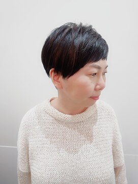 ラトリエコンタン(L´atelier Content) 30代40代50代おすすめ　刈り上げスッキリな丸みベリーショート