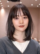 ガーデン 渋谷(GARDEN)&nbsp;レイヤーボブ ミディアムレイヤー デジタルパーマ 前髪 小顔
