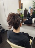 お祭りヘアセット