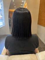 ビーアップヘアー(be:up hair) 自然にまとまる切りっぱなしボブ