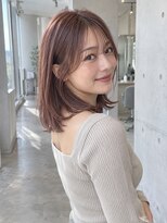 モト 船橋(moto)&nbsp;船橋/ピンクブラウンミディアム/外ハネ