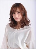 【朝のスタイリング簡単】さりげない動きで華やぐセミロングヘア