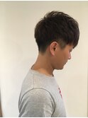 刈り上げマッシュレイヤースタイル