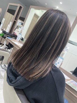 アッシュ 立川店(Ash) 似合わせカット/デザインカラー/くびれヘア/韓国風