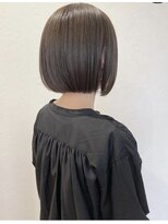 サロンドオクシー(Salon de OXY) くすみブルー　ボブ