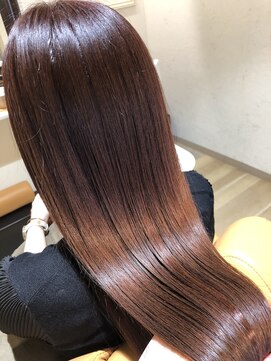 トゥーリ 筑紫野店(tuuli) tuuli筑紫野店☆艶カラー☆ピンクブラウン☆髪質改善☆