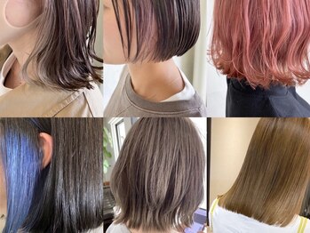 リレットヘアー(riretto hair)の写真/【可部/駐車場有】髪質を見極めた繊細なカラー技術に感動の声多数!!透明感溢れる驚きの仕上がりに…。