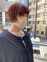 アジールヘア 赤羽駅南口店(agir hair)&nbsp;ワイドバングフェザーショート丸みショート20代30代40代
