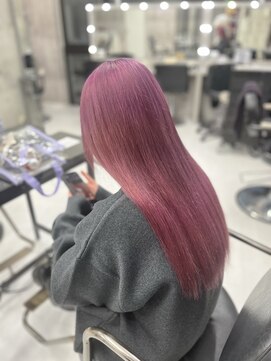 ワンズクロエ 原宿店(ONE's Chloe) ピンクラベンダー/アースカラー/くびれヘア/ツートーンカラー