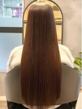 アリアバイエクラート 池袋店(ARiA by ECLART) 艶髪ストレート 髪質改善 ショコラベージュ