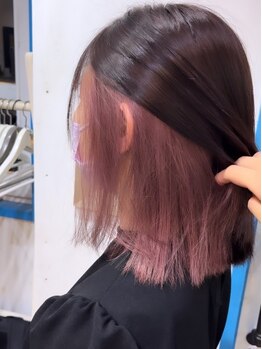 リッカヘアー(Ricca hair)の写真/ダメージケアも叶うカラートリートメント等のカラーメニューが豊富だからこそ自由にアレンジ可能☆