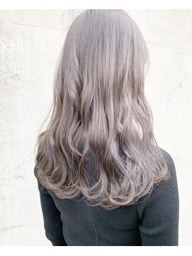 メゾンアクア 表参道(Maison ACQUA) ブリーチなしカラー　暗髪ヘア　グレージュ　ラベンダーアッシュ