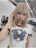 White blonde/ハイトーンカラー