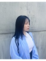 イキ 表参道(iki omotesando)&nbsp;ミディアムヘア/スラッシュ/グレージュカラー/デザインカラー