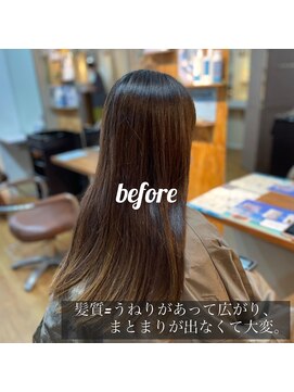 ループス 大倉山店(LOOPS) [髪質改善]ノンダメージストレート+超高濃度水素ケア+シルクtr