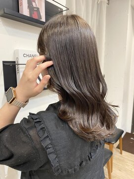 ペイジバイネオリーブ 吉祥寺店(Paige by Neolive) 前髪/マチルダボブ/ピンクベージュ/インナーグレージュ