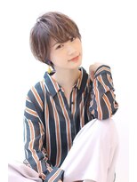 オーロ 西大寺店(ORO)&nbsp;ベージュカラーのショートスタイル