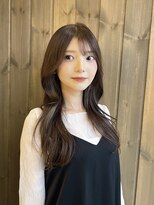 ビビバイベル(BiVi by BHEL)&nbsp;グレージュミルクティーベージュカラー韓国レイヤーカット桑名