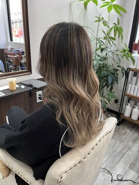 ベルヘアーデザイン 堺東(Belle hair Design) ナチュラルバレイヤージュ/グラデーション