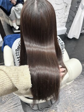 アルコイリスバイドールヘアー(ARCOIRIS by Dollhair) 酸性ストレートうる艶ロング髪質改善トリートメント韓国風都島