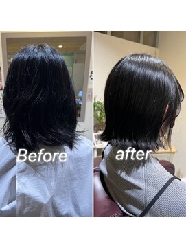 リリー 京都山科店(Lily) 切りっぱなしボブ