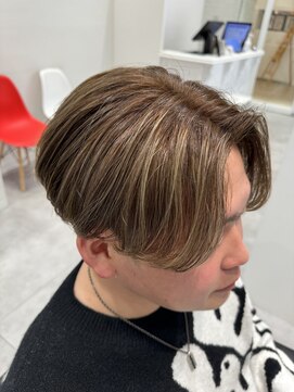 オーシャントーキョー 仙台(OCEAN TOKYO) バレイヤージュブリーチハイライトセンターパート