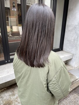 コフィー バイ メルト 吉祥寺(cofy by melt) 【松本咲花】ブリーチなしカラーグレージュストレートロング