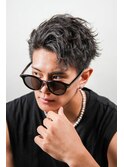 バチイケかきあげツイストバング
