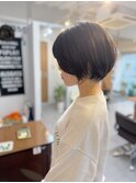 ショートボブ/大人ショート/丸みショート 渋谷