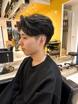 ルースト 京都河原町店(ROOST)&nbsp;センターパートニュアンスパーマセンター分け毛流れ